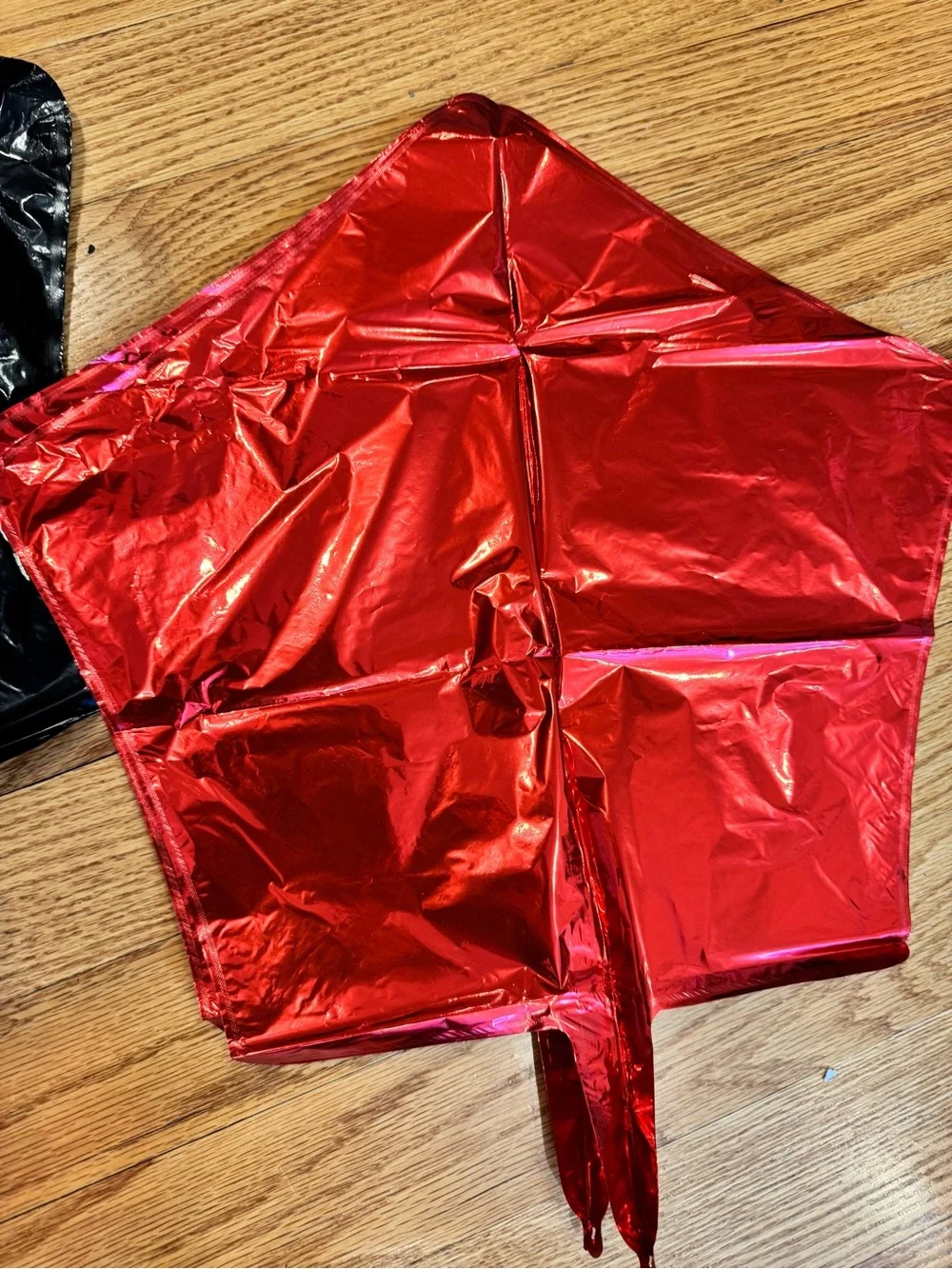 Set 7 Mylar Star Ballons Red Black Party Graduation Birthday Oscars